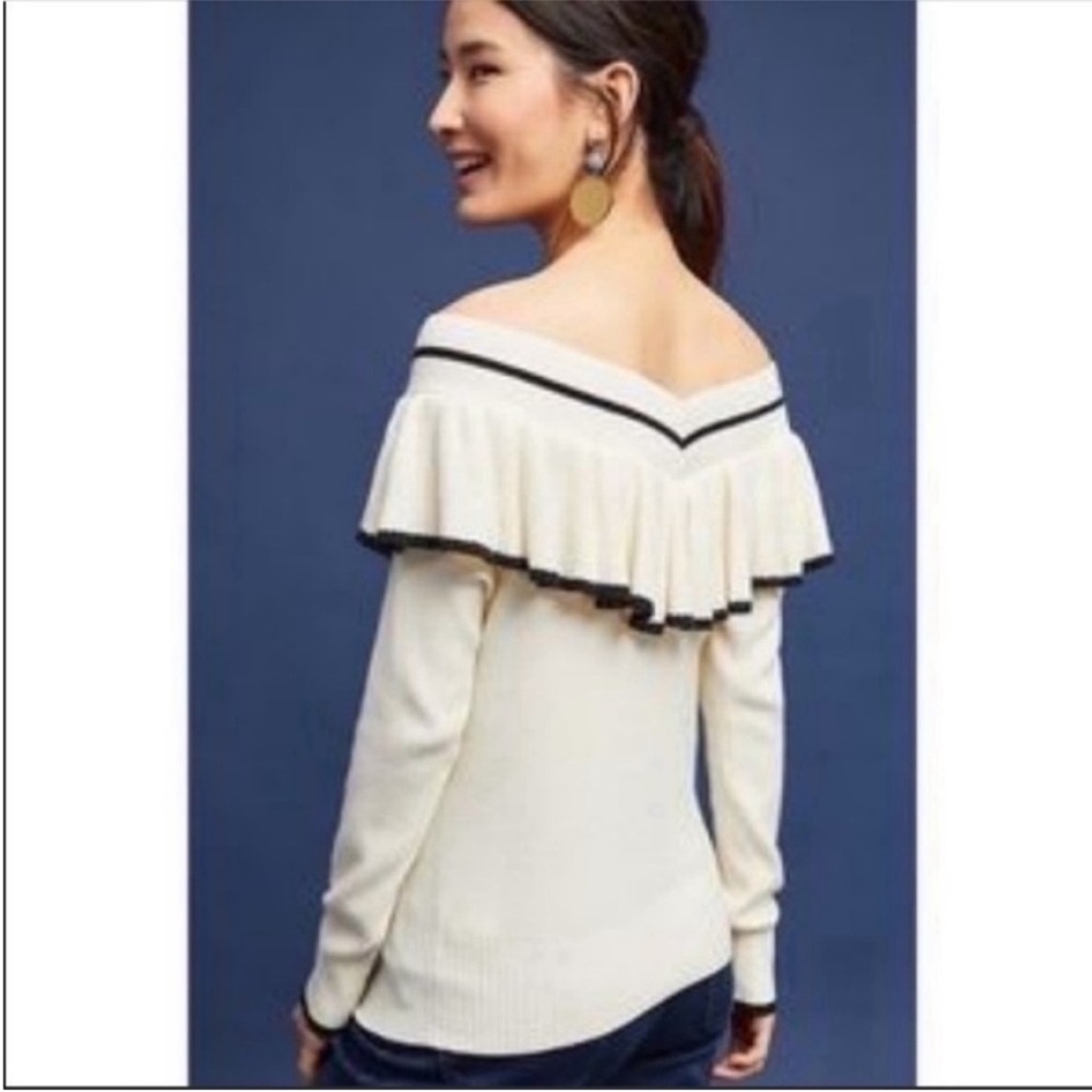 Anthropologie knitted and knotted sweater size small NWT - Picture 3 of 10